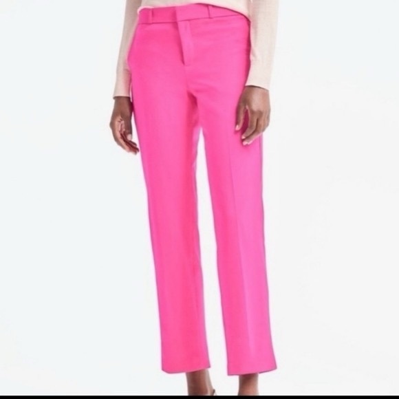 Banana Republic Pink Avery Wool Blend Trousers - Picture 3 of 11